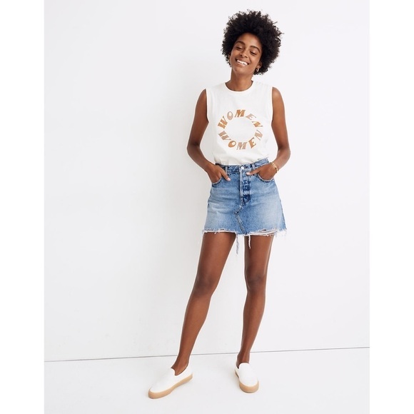 Madewell Dresses & Skirts - Madewell Rigid Denim Relaxed Mini Skirt in Rosehill‎ Wash Size 25